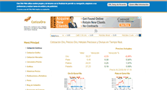 Desktop Screenshot of cotizaoro.com