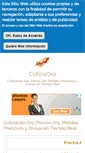 Mobile Screenshot of cotizaoro.com